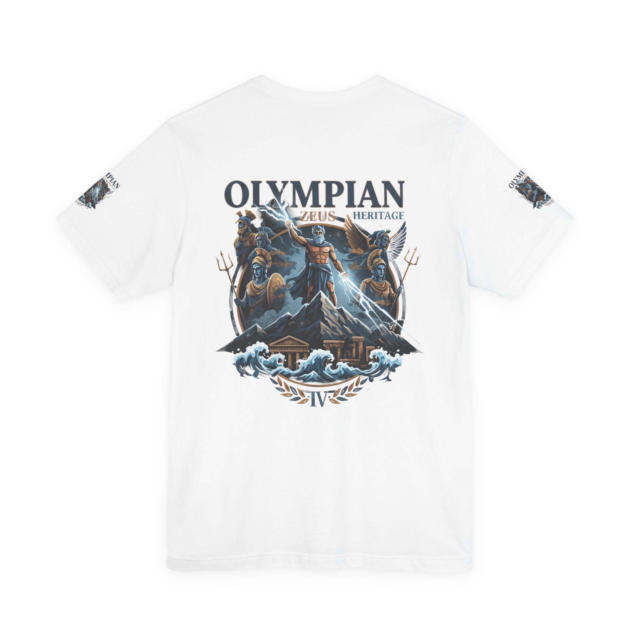 Olympian Zeus Heritage Tee — Mythology Graphic T-Shirt