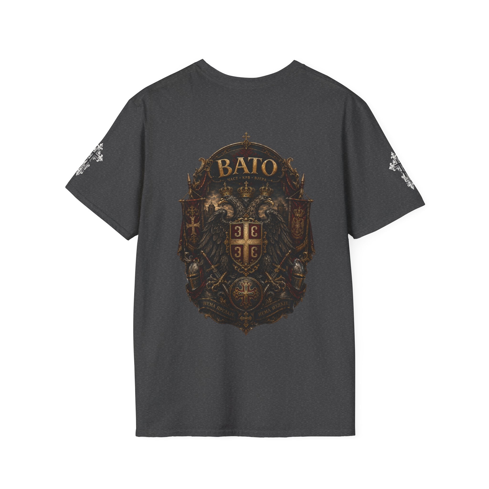 BATO Crest T‑Shirt — Vintage Heraldic Shield Graphic Tee