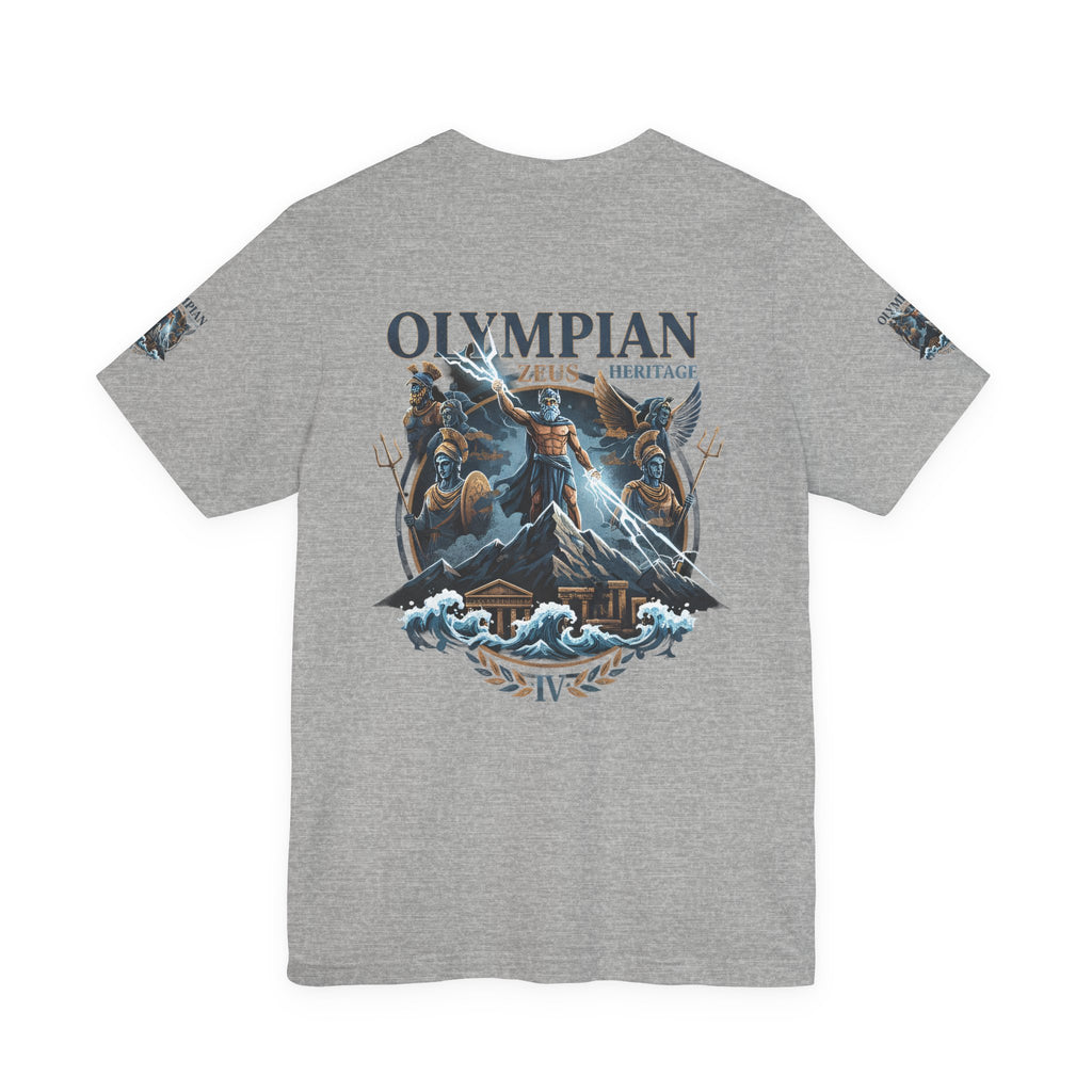 Olympian Zeus Heritage Tee — Mythology Graphic T-Shirt