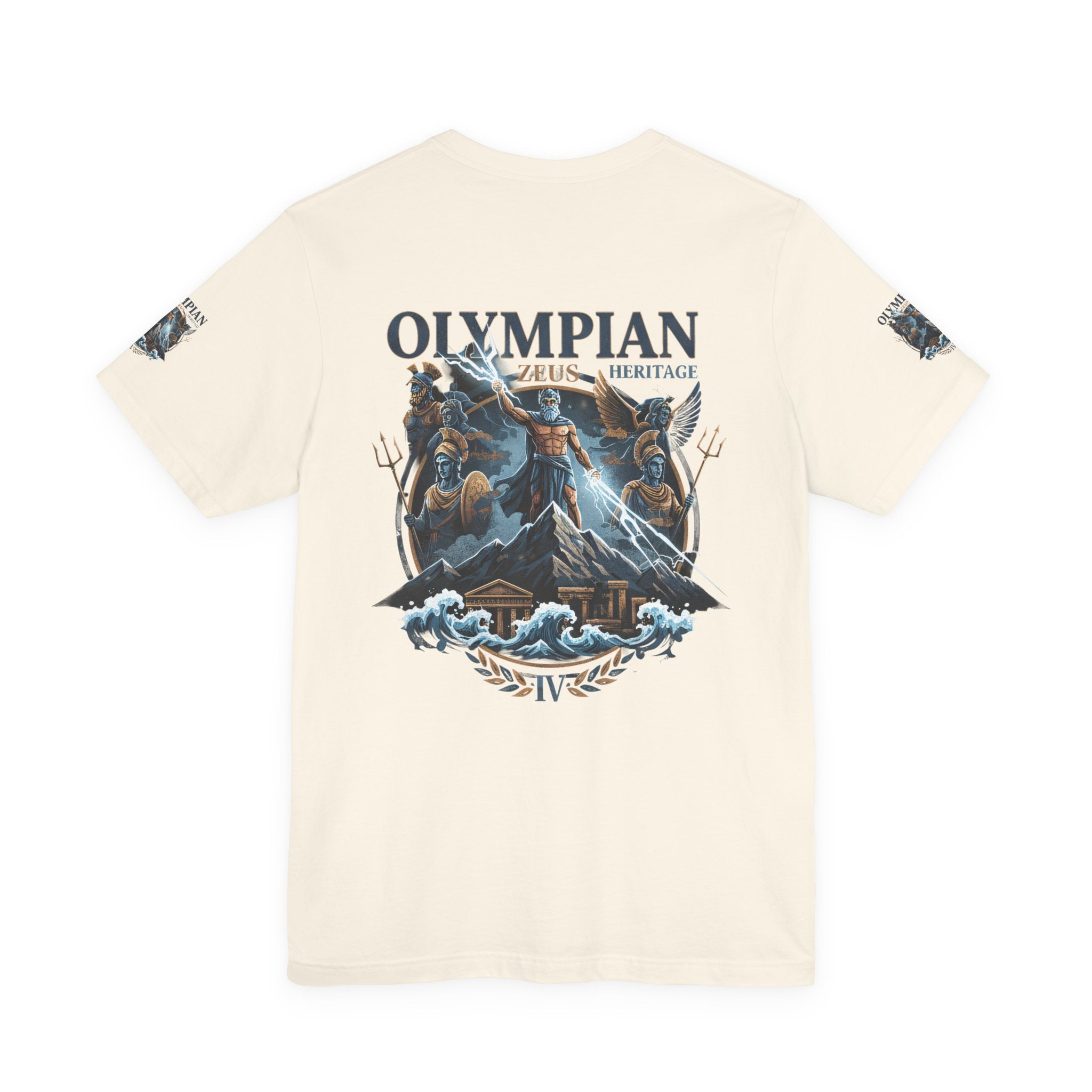Olympian Zeus Heritage Tee — Mythology Graphic T-Shirt