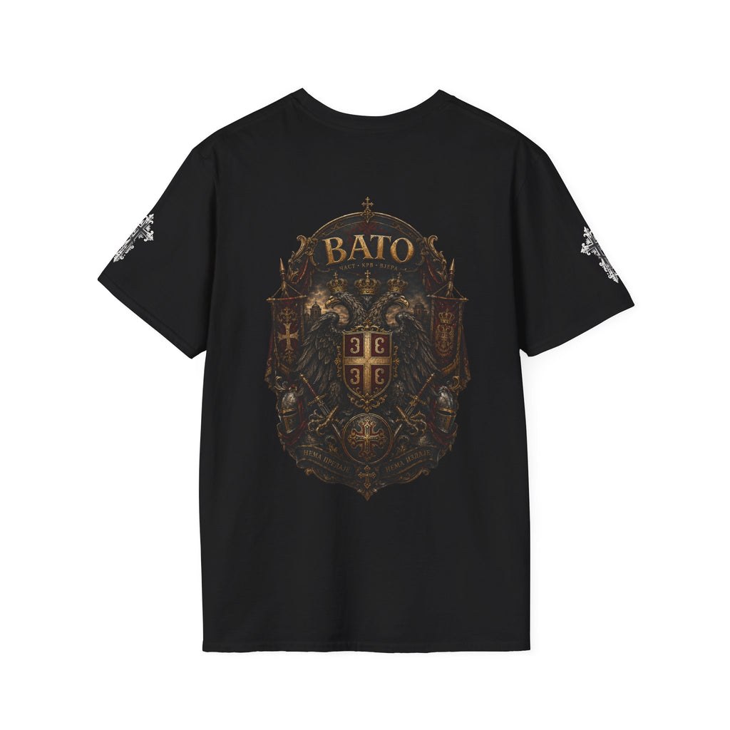 BATO Crest T‑Shirt — Vintage Heraldic Shield Graphic Tee