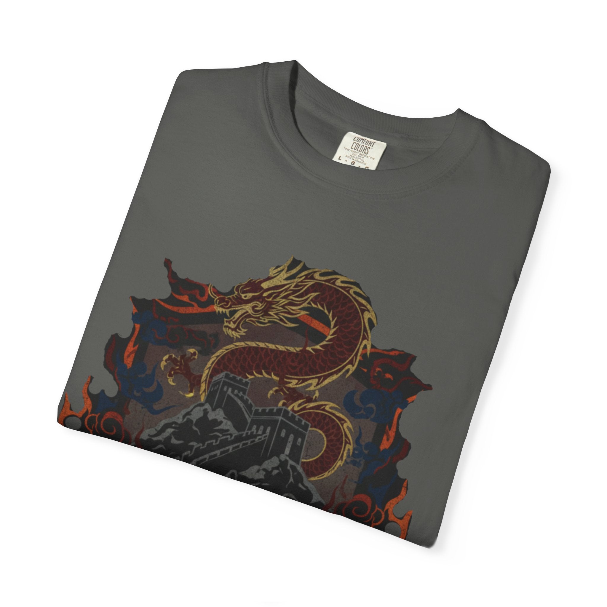 Dragon Crest T-Shirt — Asian Mythic Serpent Graphic Tee