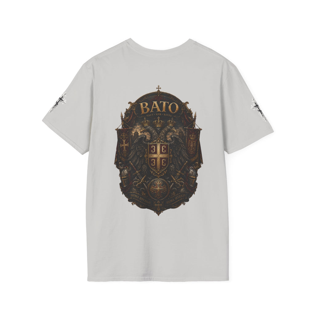 BATO Crest T‑Shirt — Vintage Heraldic Shield Graphic Tee