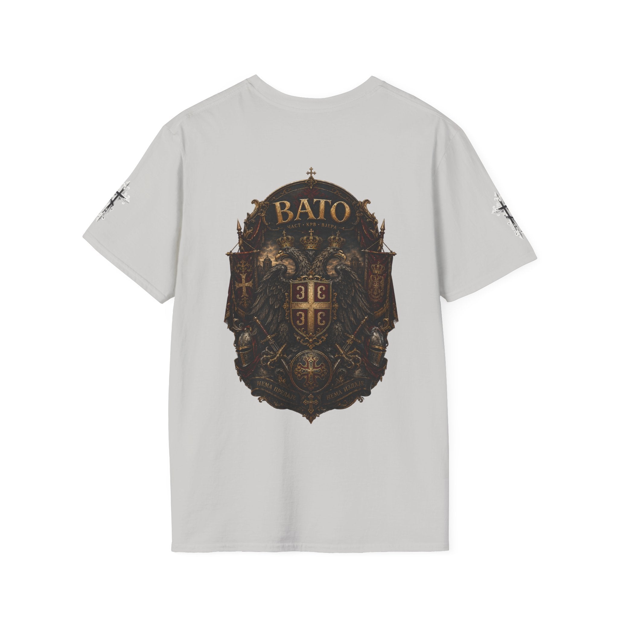 BATO Crest T‑Shirt — Vintage Heraldic Shield Graphic Tee