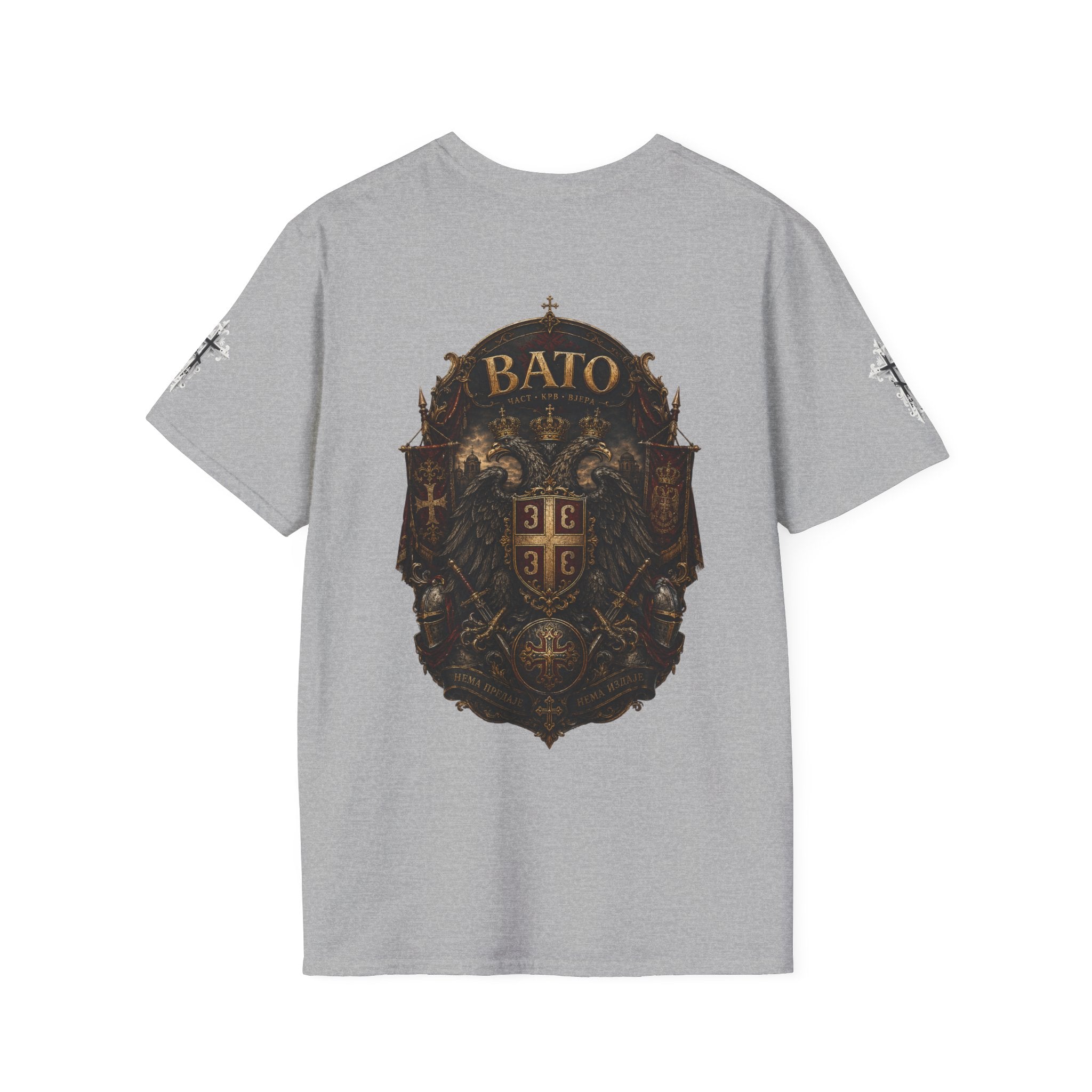 BATO Crest T‑Shirt — Vintage Heraldic Shield Graphic Tee