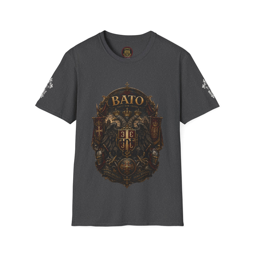 BATO Crest T‑Shirt — Vintage Heraldic Shield Graphic Tee