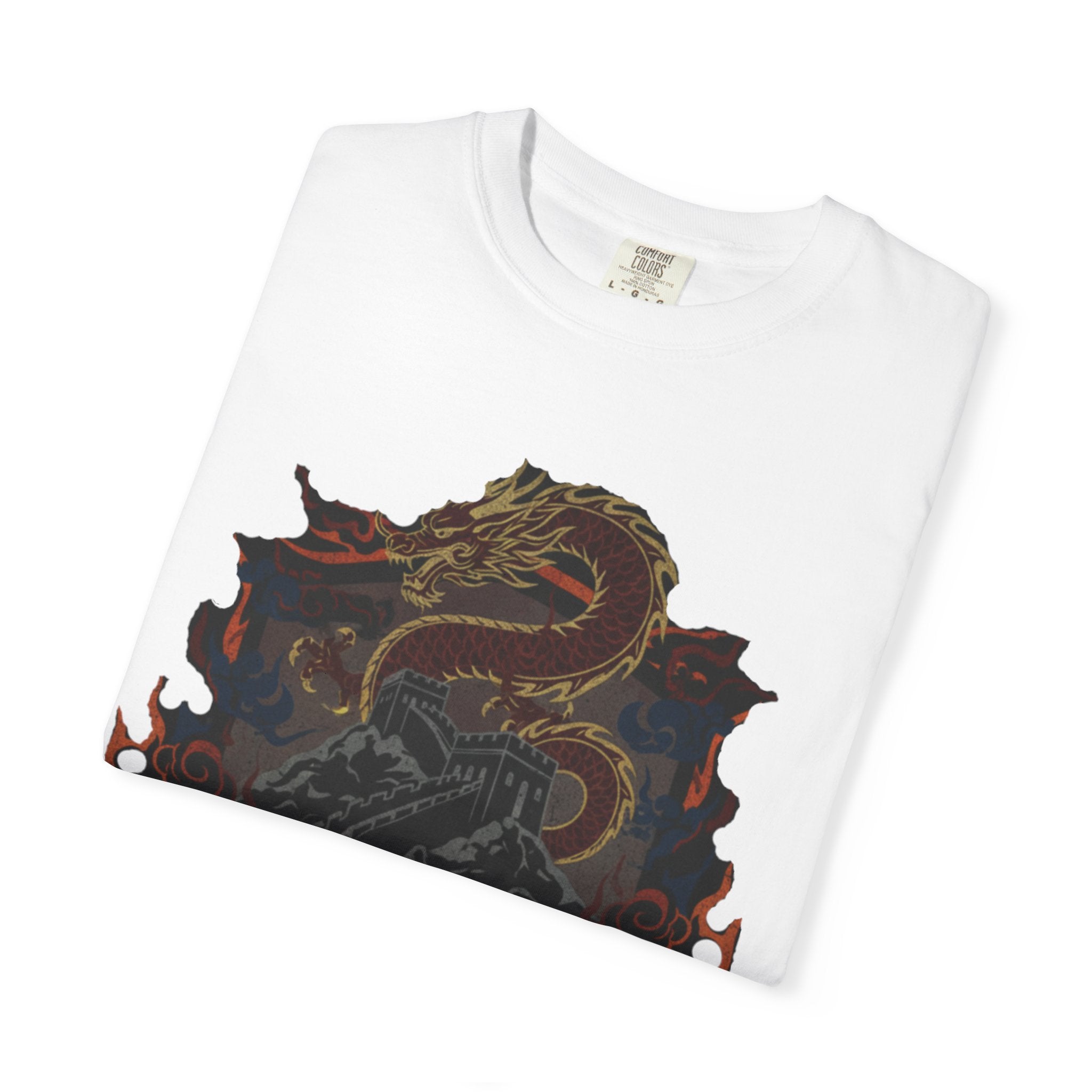 Dragon Crest T-Shirt — Asian Mythic Serpent Graphic Tee