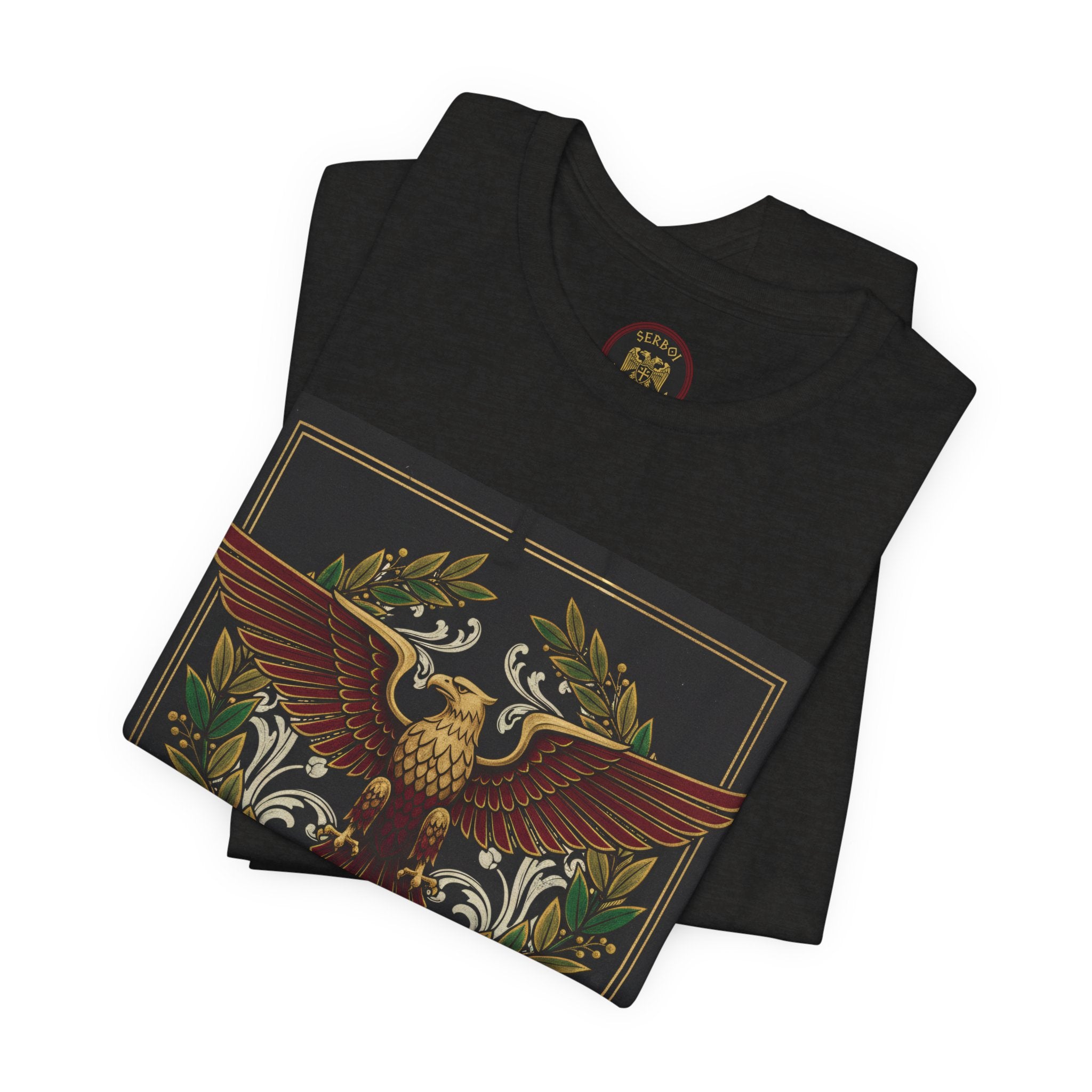 Roma Aeterna Eagle Tee – Vintage Roman Heritage Graphic T-Shirt
