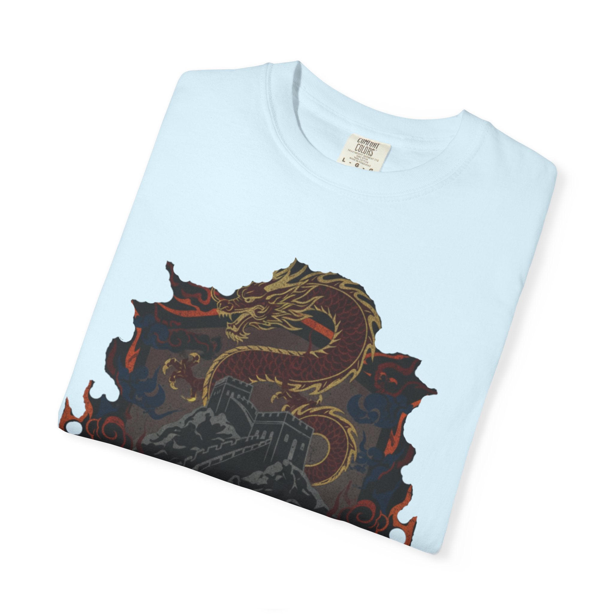 Dragon Crest T-Shirt — Asian Mythic Serpent Graphic Tee