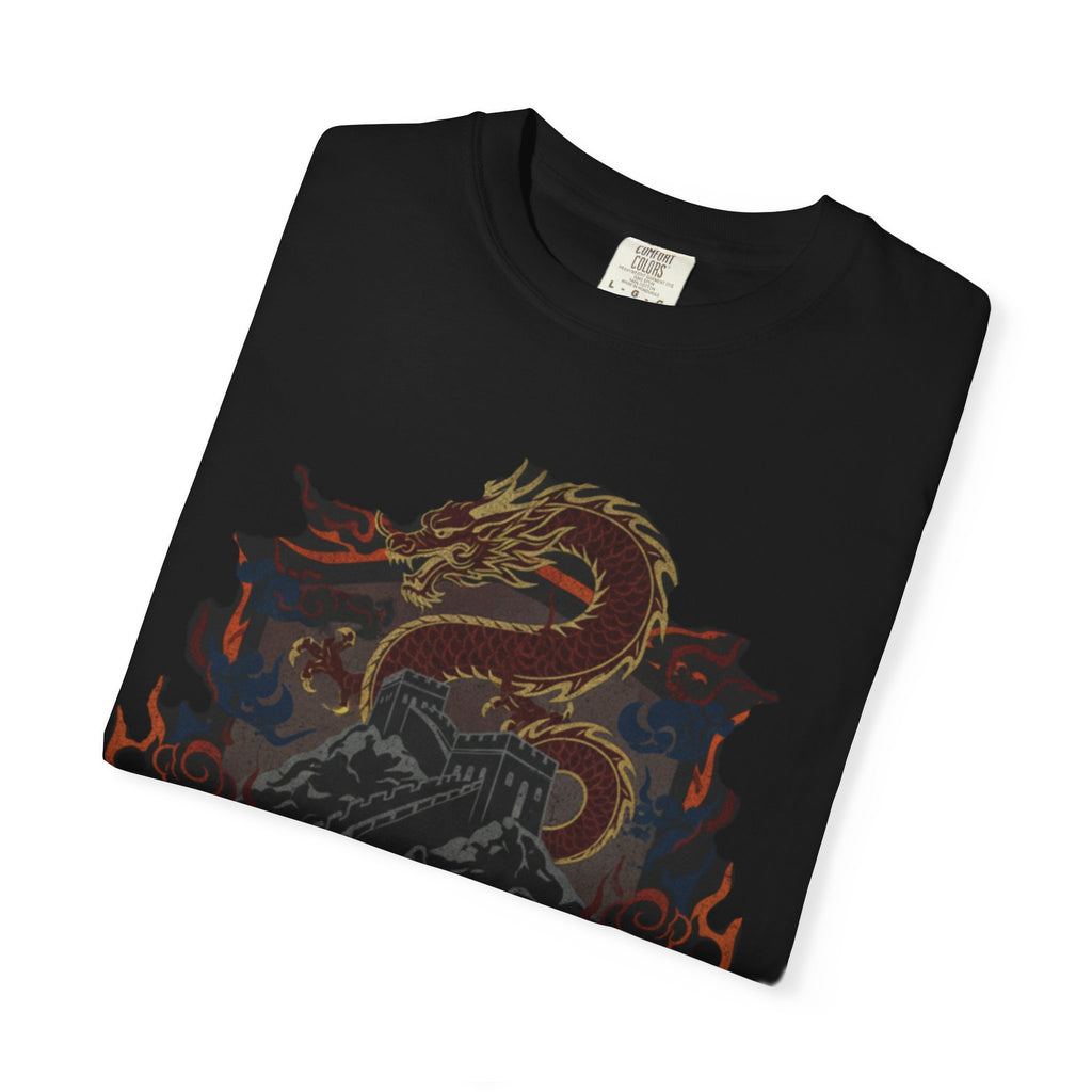 Dragon Crest T-Shirt — Asian Mythic Serpent Graphic Tee