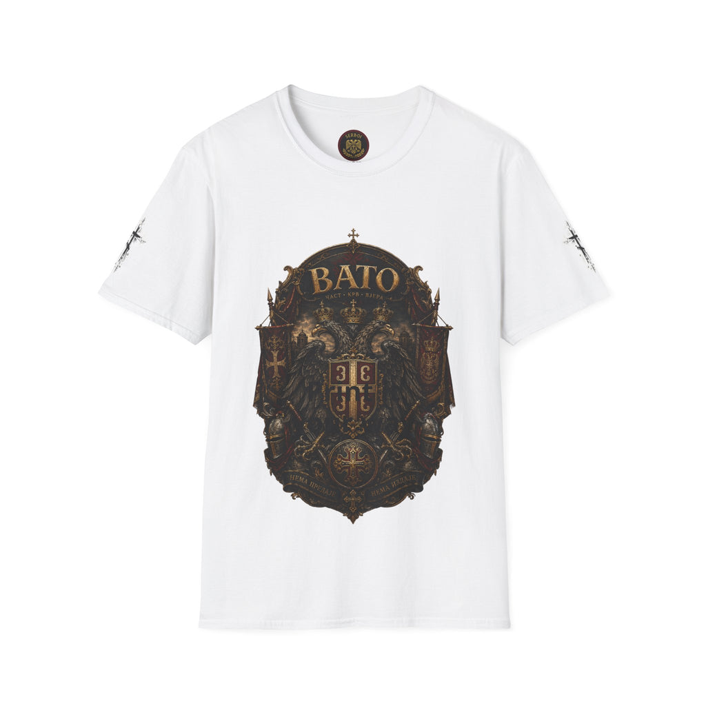 BATO Crest T‑Shirt — Vintage Heraldic Shield Graphic Tee