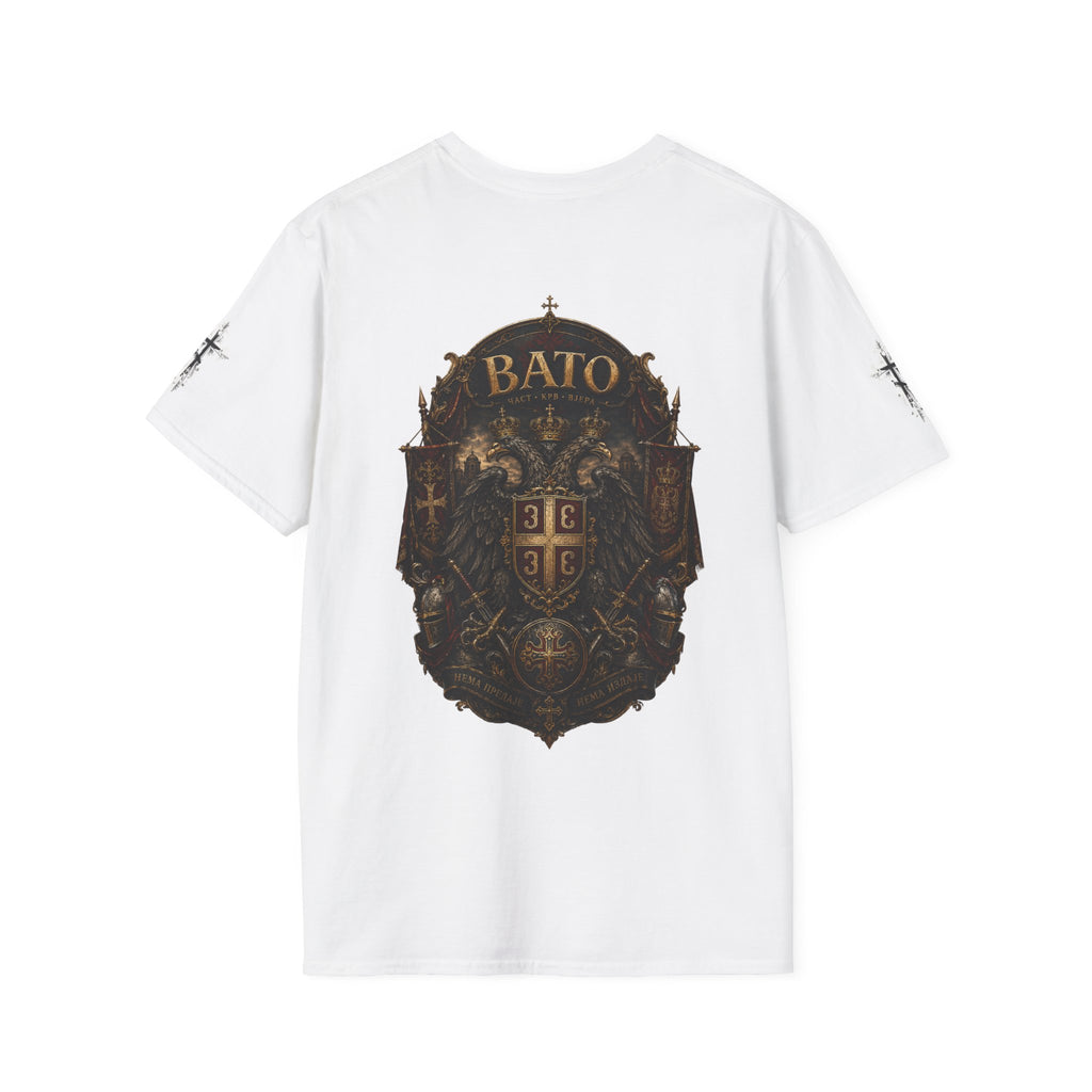 BATO Crest T‑Shirt — Vintage Heraldic Shield Graphic Tee
