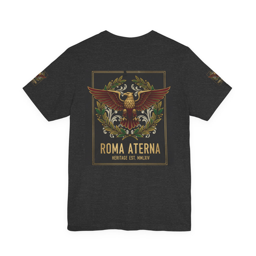 Roma Aeterna Eagle Tee – Vintage Roman Heritage Graphic T-Shirt