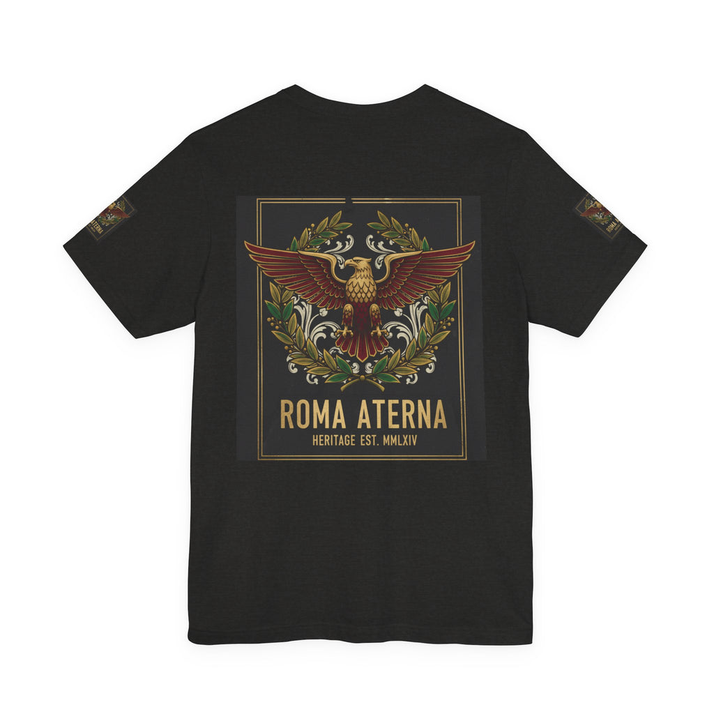 Roma Aeterna Eagle Tee – Vintage Roman Heritage Graphic T-Shirt