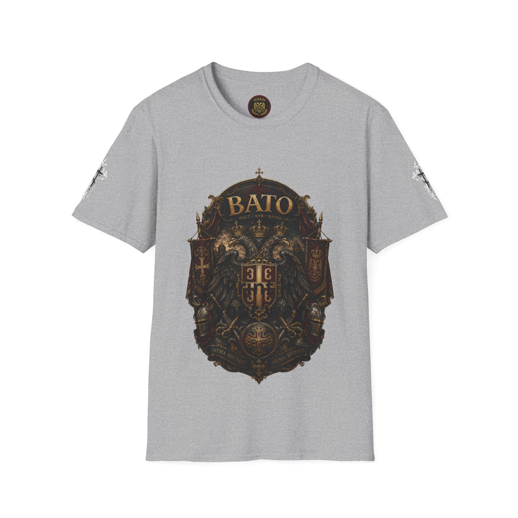 BATO Crest T‑Shirt — Vintage Heraldic Shield Graphic Tee