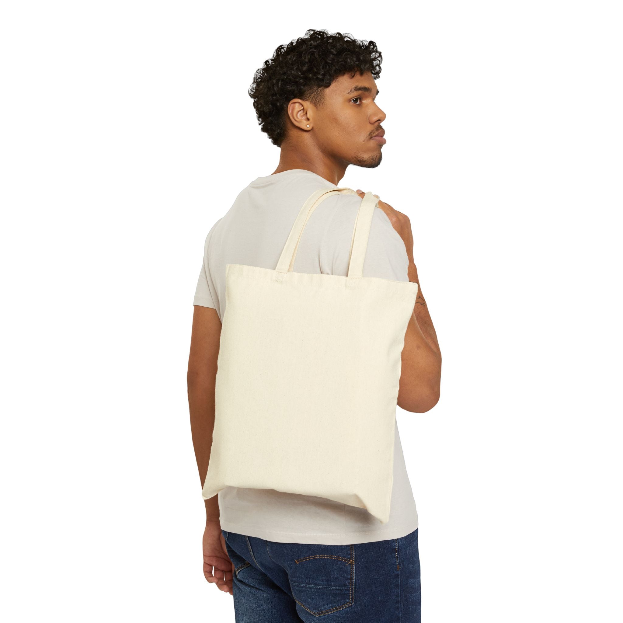 Olympian Heritage IV Canvas Tote — Mythic Warrior Graphic Cotton Bag