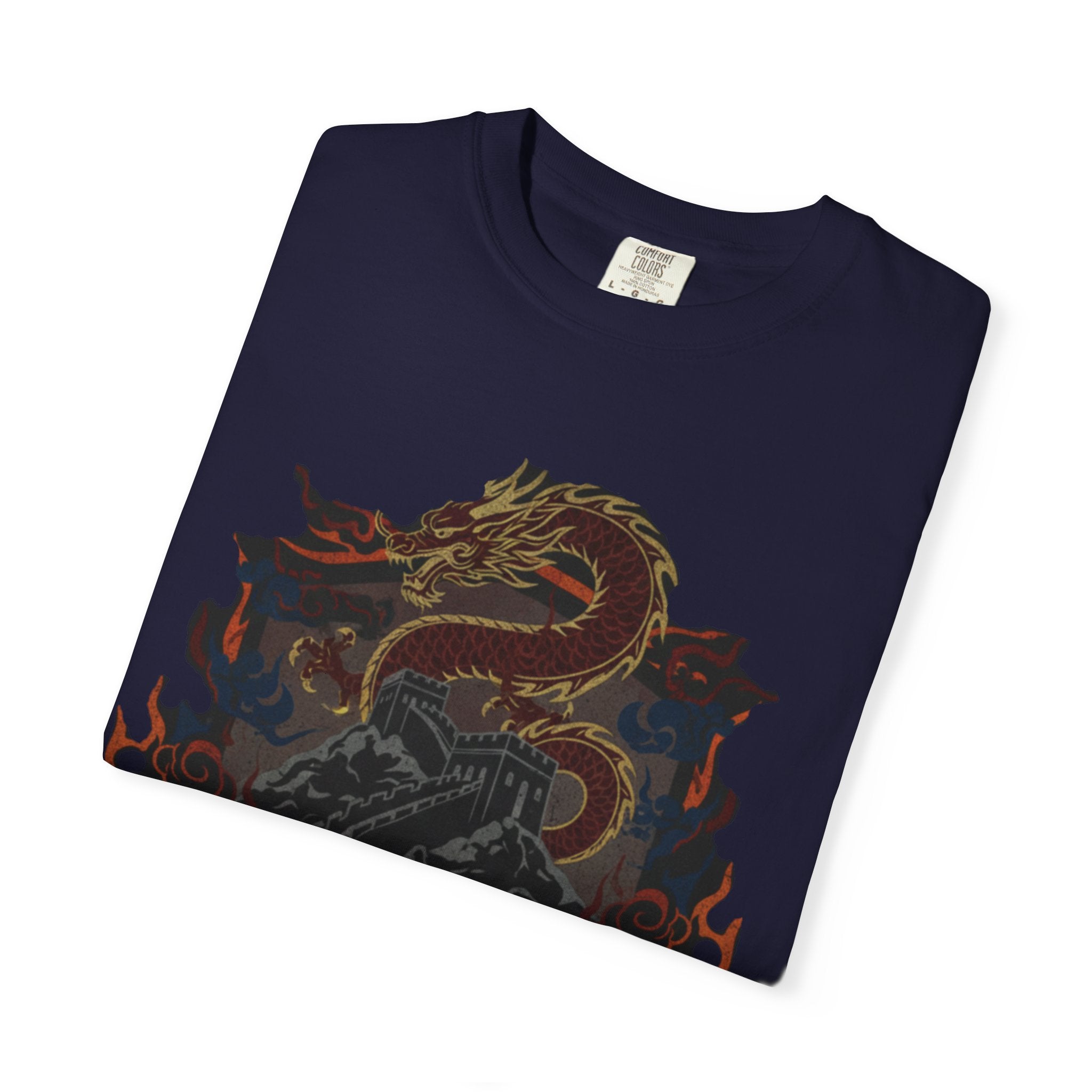 Dragon Crest T-Shirt — Asian Mythic Serpent Graphic Tee