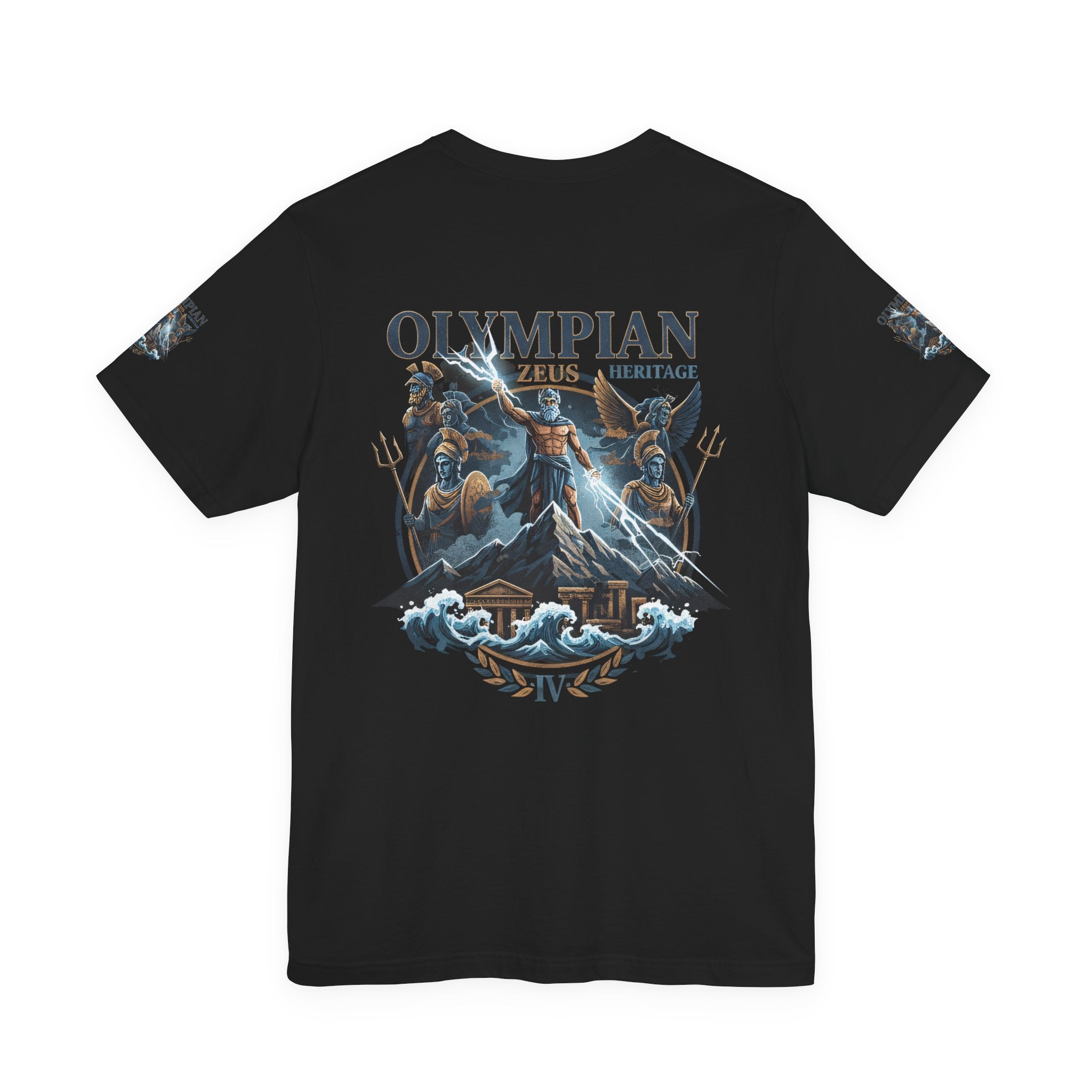 Olympian Zeus Heritage Tee — Mythology Graphic T-Shirt